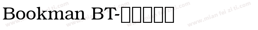 Bookman BT字体转换